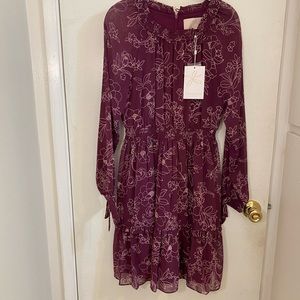 NWT - Gal Meets Glam Primrose Wine Size 2